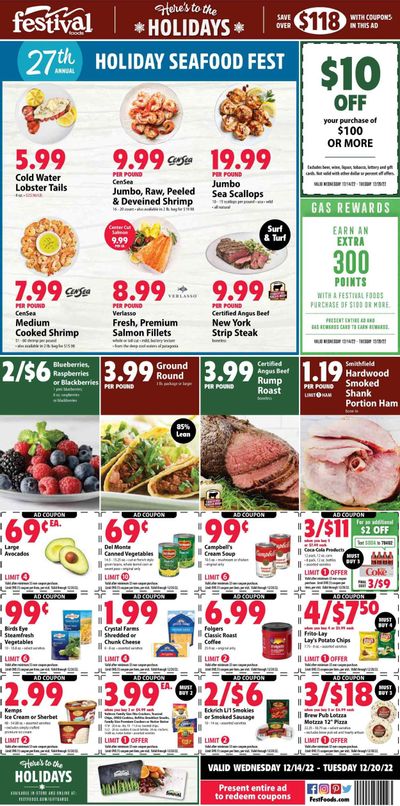 Festival Foods (WI) Weekly Ad Flyer Specials December 14 to December 20, 2022