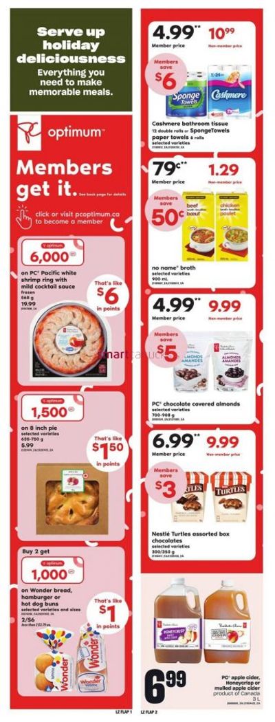 Loblaws Ontario PC Optimum Offers December 15th – 21st