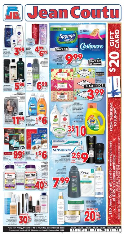 Jean Coutu (ON) Flyer December 16 to 22