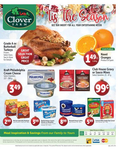 Clover Farm (Atlantic) Flyer December 15 to 21