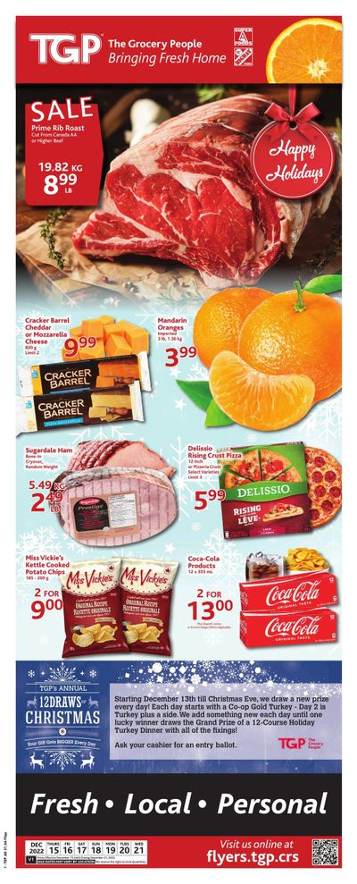 TGP The Grocery People Flyer December 15 to 21