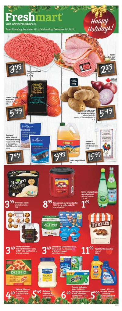 Freshmart (West) Flyer December 15 to 21