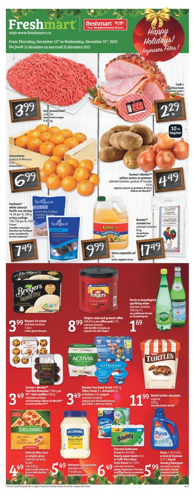 Freshmart (Atlantic) Flyer December 15 to 21