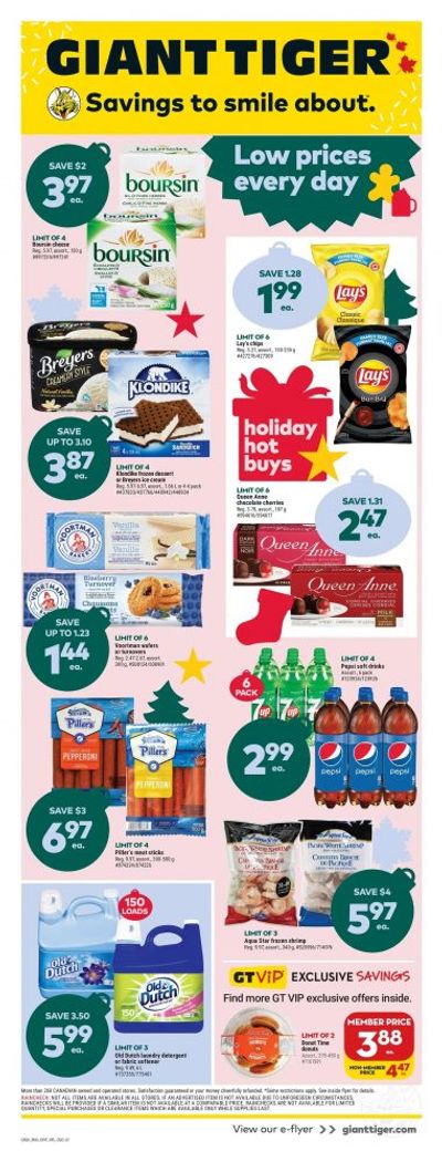 Giant Tiger Canada Flyer Deals December 14th – 20th + 20% Off General Merchandise December 16th – 18th