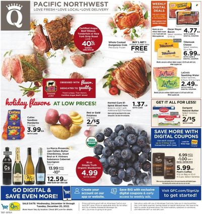 QFC (WA) Weekly Ad Flyer Specials December 14 to December 20, 2022
