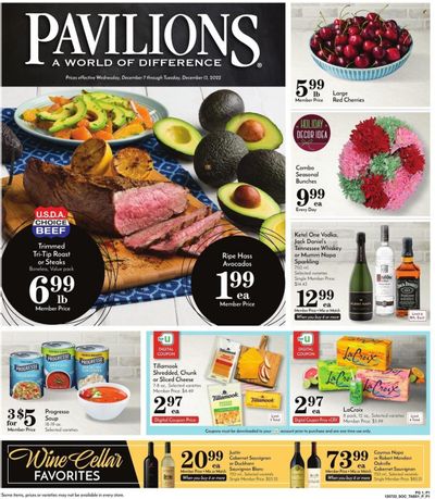 Pavilions (CA) Weekly Ad Flyer Specials December 7 to December 13, 2022
