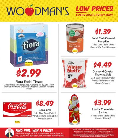 Woodman's Markets (IL, WI) Weekly Ad Flyer Specials December 8 to December 14, 2022