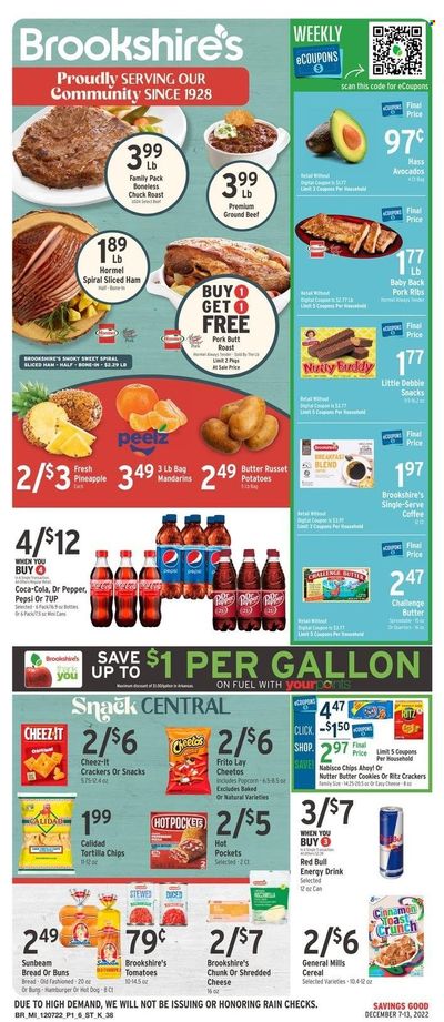 Brookshires (AR, LA, TX) Weekly Ad Flyer Specials December 7 to December 13, 2022