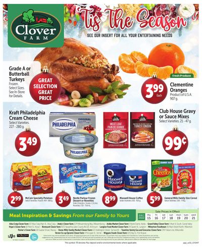 Clover Farm (ON) Flyer December 15 to 21