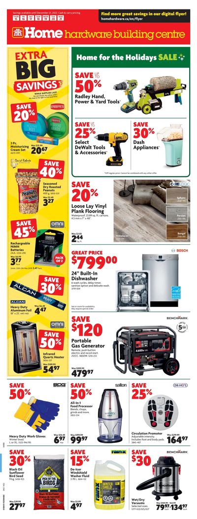Home Hardware Building Centre (Atlantic) Flyer December 15 to 21 Home Hardware Building Centre (Atlantic) Flyer December 15 to 21