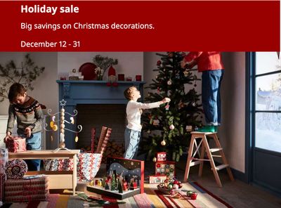 IKEA Canada Holiday Sale: Big Savings on Christmas Decorations.