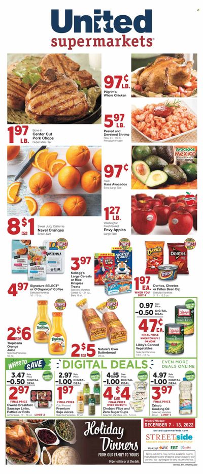United Supermarkets (TX) Weekly Ad Flyer Specials December 7 to December 13, 2022