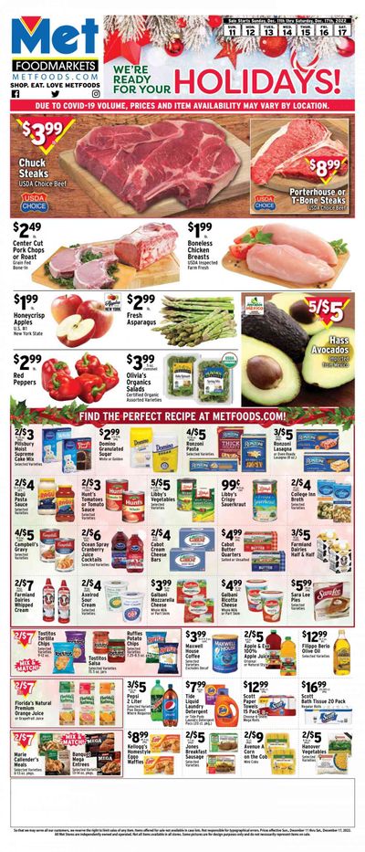 Met Foodmarkets Weekly Ad Flyer Specials December 11 to December 17, 2022
