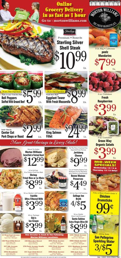 Morton Williams (NY) Weekly Ad Flyer Specials December 9 to December 15, 2022