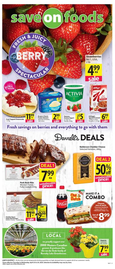 Save on Foods (BC) Flyer April 23 to 29
