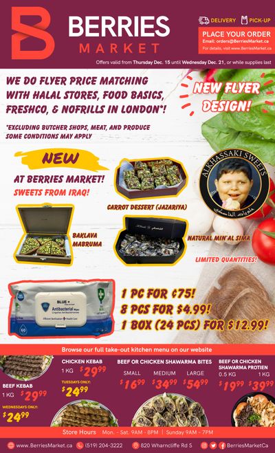Berries Market Flyer December 15 to 21