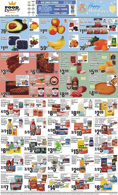 Food Dynasty (NY) Weekly Ad Flyer Specials December 9 to December 15, 2022