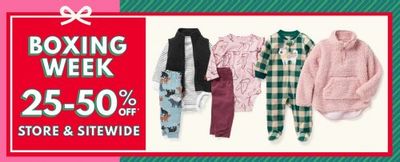Carter’s OshKosh B’gosh Canada Sale: Save Up to 60% OFF Clearance + 25% – 50% OFF Sitewide