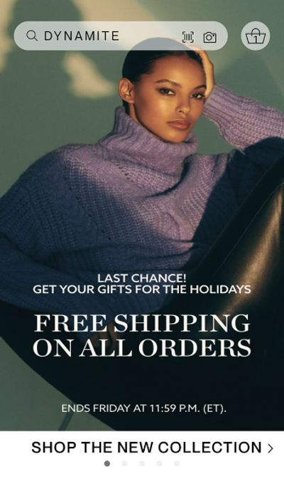 Dynamite Canada: Free Shipping on All Orders Until December 16th + $10 Digital Coupon When You Spend $50 on Gift Cards