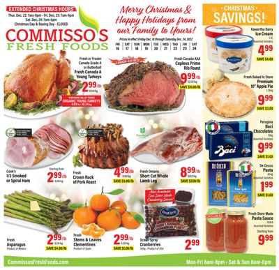 Commisso's Fresh Foods Flyer December 16 to 24