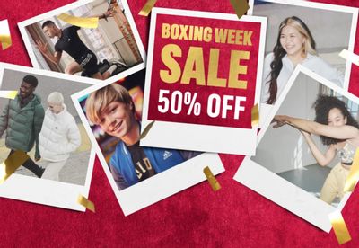 Adidas Canada Boxing Day Week Sale: Save 50% Off Sitewide, Using Coupon Code Ca