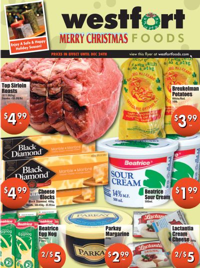 Westfort Foods Flyer December 16 to 24