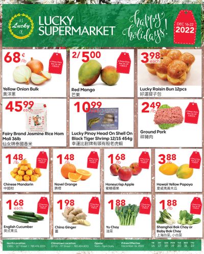 Lucky Supermarket (Edmonton) Flyer December 16 to 22