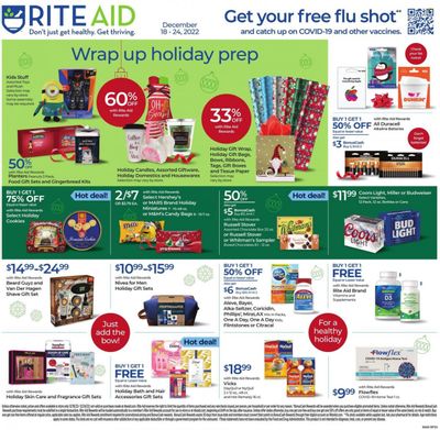 RITE AID Weekly Ad Flyer Specials December 18 to December 24, 2022