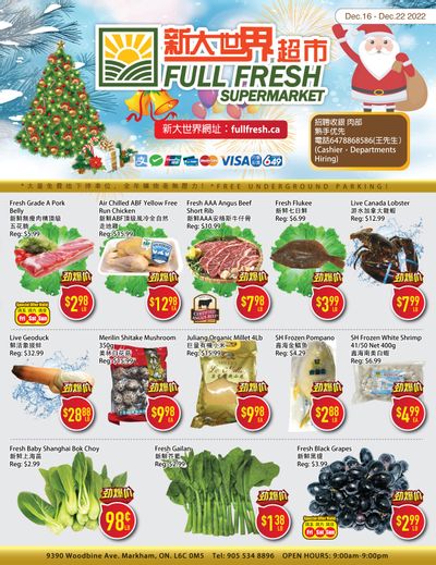 Full Fresh Supermarket Flyer December 16 to 22