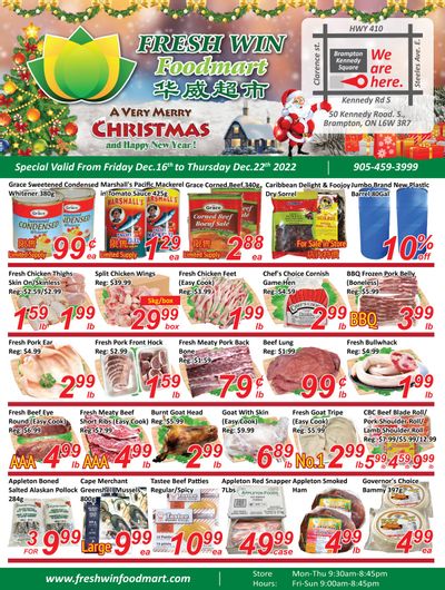 Fresh Win Foodmart Flyer December 16 to 22