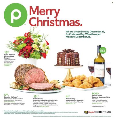 Publix (AL, FL, GA, NC, SC, TN) Weekly Ad Flyer Specials December 15 to December 24, 2022