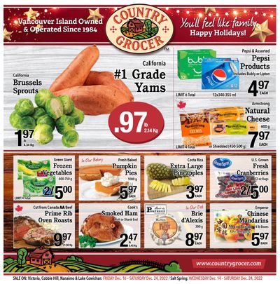 Country Grocer Flyer December 16 to 24