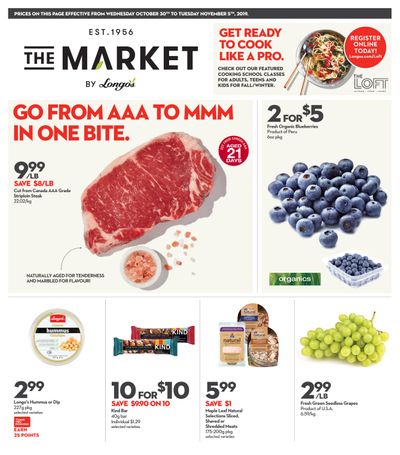The Market by Longo's Flyer October 30 to November 5