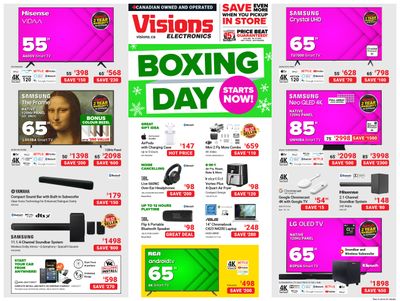 Visions Electronics Flyer December 16 to 22