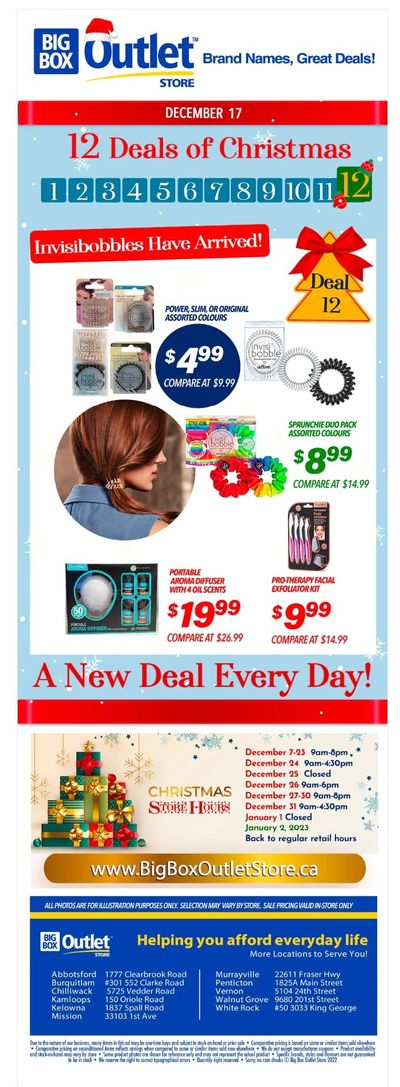 Big Box Outlet Store Daily Deals Flyer December 17