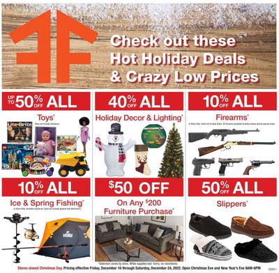 Fleet Farm (IA, MN, ND, WI) Weekly Ad Flyer Specials December 16 to December 24, 2022