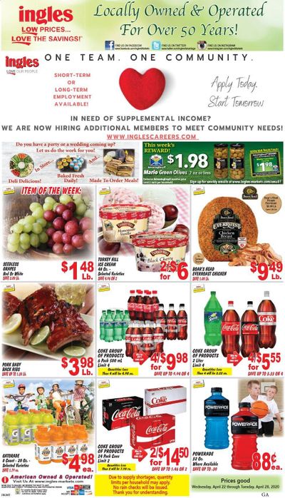 Ingles Weekly Ad & Flyer April 22 to 28
