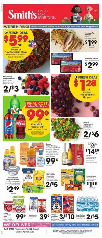 Smith's Weekly Ad & Flyer April 22 to 28