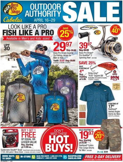 Bass Pro Shops Weekly Ad & Flyer April 16 to 29