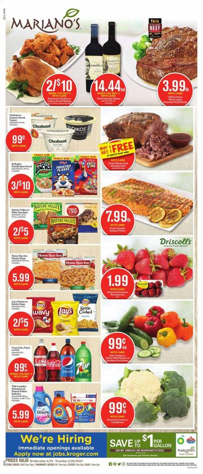 Mariano’s Weekly Ad & Flyer April 22 to 28