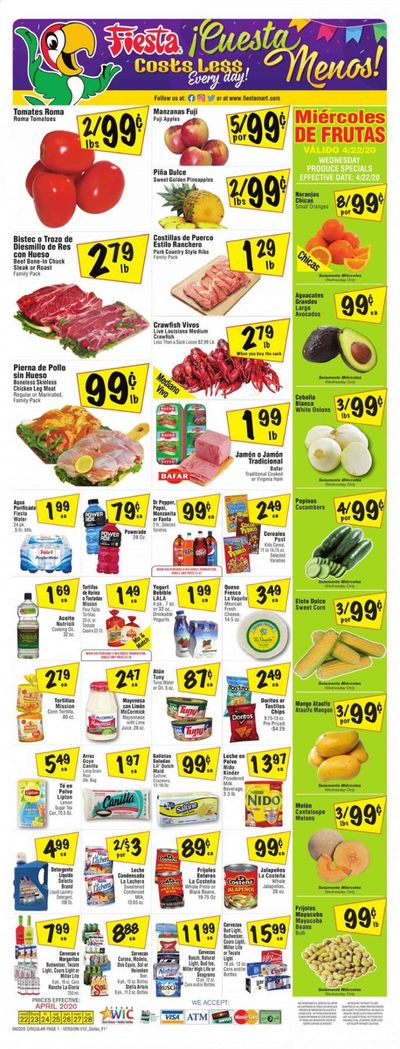 Fiesta Mart Weekly Ad & Flyer April 22 to 28