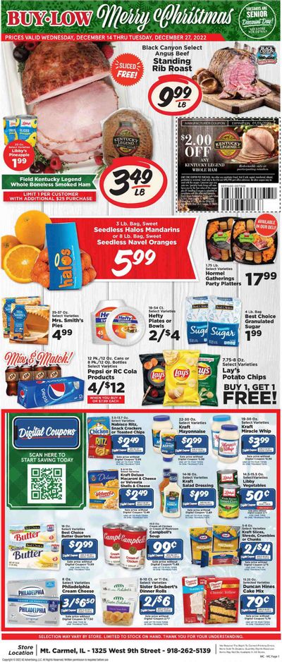 IGA (IL) Weekly Ad Flyer Specials December 14 to December 27, 2022