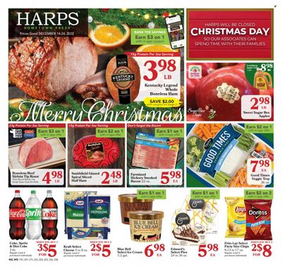 Harps Hometown Fresh (AR, KS, MO) Weekly Ad Flyer Specials December 14 to December 24, 2022