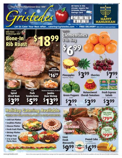 Gristedes (NY) Weekly Ad Flyer Specials December 16 to December 22, 2022