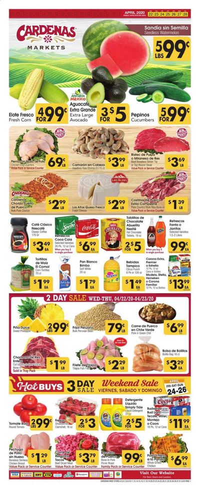 Cardenas Weekly Ad & Flyer April 22 to 28