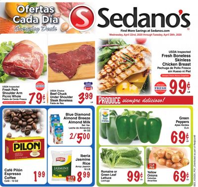 Sedano's Weekly Ad & Flyer April 22 to 28