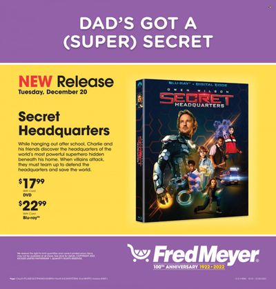 Fred Meyer Weekly Ad Flyer Specials December 18 to December 20, 2022