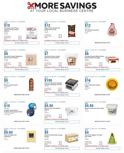Costco Business Centre Instant Savings Flyer December 19 to January 1