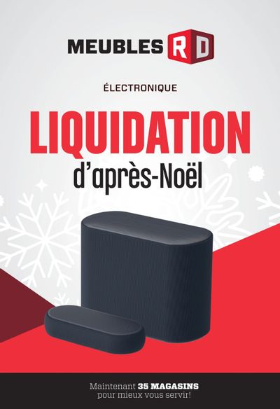 Meubles RD Electronics Flyer December 23 to January 5