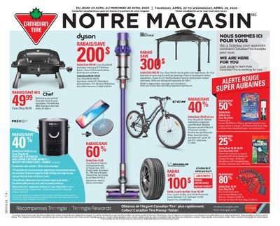 Canadian Tire (QC) Flyer April 23 to 29